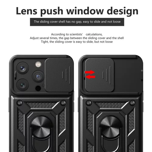 Techsuit - CamShield ütésálló tok - iPhone 16 Pro - Zöld