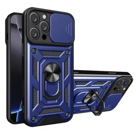 Techsuit - CamShield ütésálló tok - iPhone 16 Pro - Kék