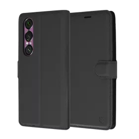 Techsuit - Leather Folio - Sony Xperia 1 VI - Black