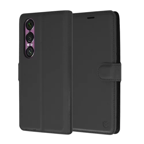 Techsuit - Leather Folio - Sony Xperia 1 VI - Black