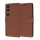 Techsuit - Leather Folio kinyitható tok - Sony Xperia 1 VI - Barna