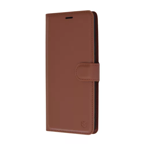Techsuit - Leather Folio kinyitható tok - Sony Xperia 1 VI - Barna