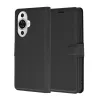 Techsuit - Leather Folio kinyitható tok - Huawei nova 11 / nova 12s - Fekete