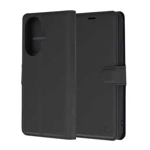 Techsuit - Leather Folio kinyitható tok - Huawei nova 11 / nova 12s - Fekete