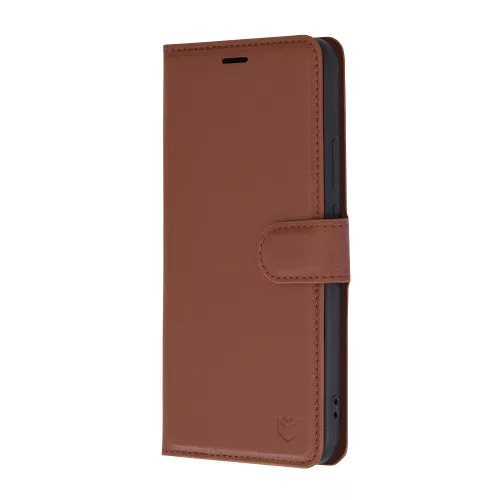 Techsuit - Leather Folio kinyitható tok - Huawei nova 11 / nova 12s - Barna