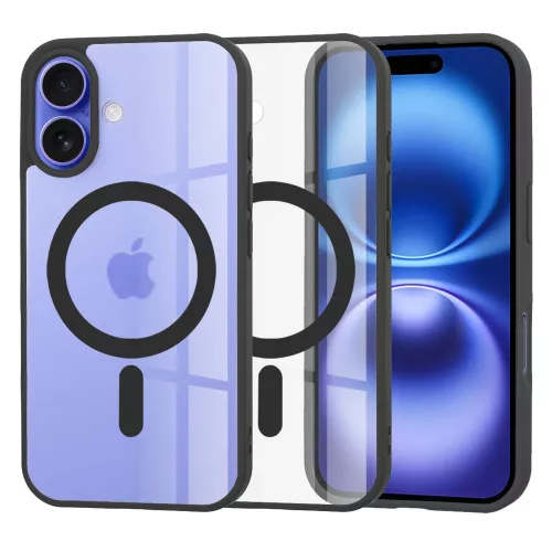 Techsuit - MagSafe Pro tok - iPhone 16 - Fekete