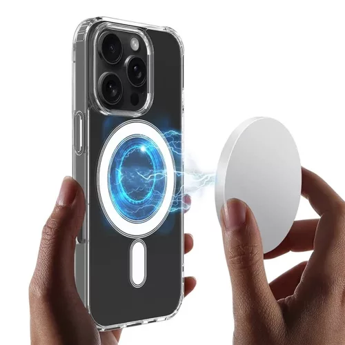 Techsuit - MagSafe Pro tok - iPhone 16 Pro - Átlátszó