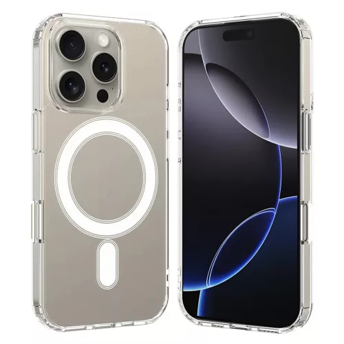 Techsuit - MagSafe Pro tok - iPhone 16 Pro Max - Átlátszó