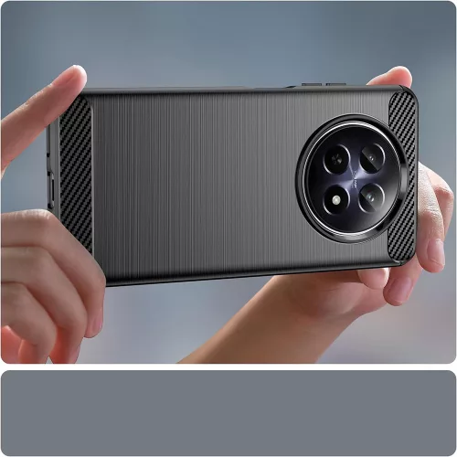 Techsuit - Carbon szilikon tok - Realme 12 / 12x - Kék