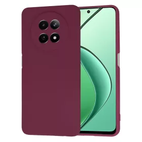 Techsuit - SoftFlex szilikon tok - Realme 12 / 12x - Bordó