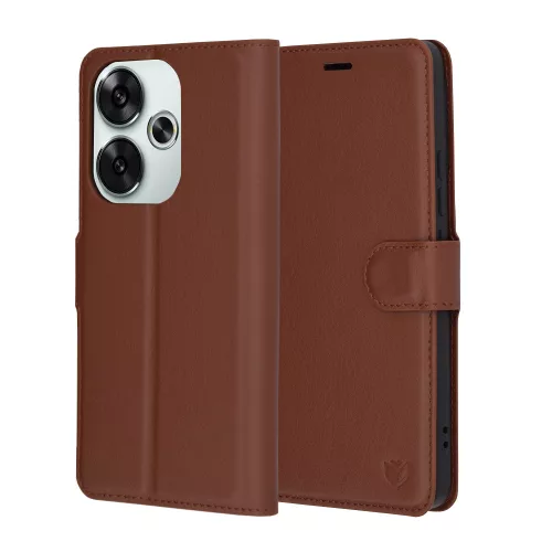 Techsuit - Leather Folio - Xiaomi Poco F6 - Brown
