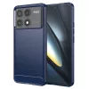 Techsuit - Carbon szilikon tok - Xiaomi Poco F6 Pro - Kék