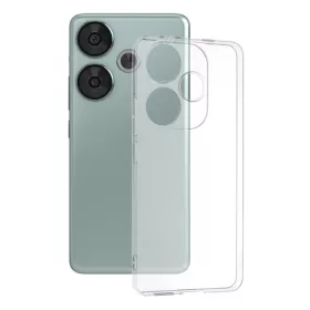 Techsuit - Clear Silicone tok - Xiaomi Poco F6 - Átlátszó