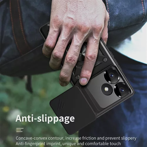 Techsuit - CamShield ütésálló tok - Xiaomi Poco F6 - Rosegold
