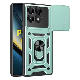   Techsuit - CamShield ütésálló tok - Xiaomi Poco F6 Pro - Zöld