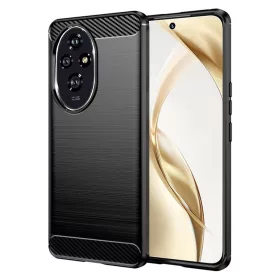 Techsuit - Carbon szilikon tok - Honor 200 - Fekete