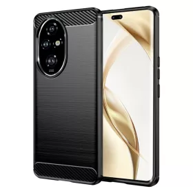 Techsuit - Carbon szilikon tok - Honor 200 Pro - Fekete