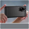 Techsuit - Carbon szilikon tok - Honor 200 Pro - Fekete