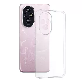 Techsuit - Clear Silicone - Honor 200 - Átlátszó tok