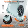Techsuit - Shockproof Átlátszó Ütésálló Szilikon tok - Honor 200 - Átlátszó