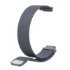 Techsuit - Watchband 18mm (W009) - Huawei Watch GT 4 (41mm)/W1/Honor Watch S1/Garmin Venu 2S/Vivoactive 4S - Black