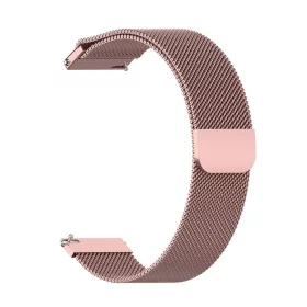   Techsuit - Watchband 18mm (W009) - Huawei Watch GT 4 (41mm)/W1/Honor Watch S1/Garmin Venu 2S/Vivoactive 4S - Pink