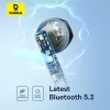 Baseus - Vezeték nélküli fülhallgató Bowie E16 (A00061900313-01) - Bluetooth 5.3, Valódi vezeték nélküli, Érintésvezérlés, Vízálló - Kék