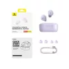 Baseus - Bowie E18 vezeték nélküli fülhallgató (A00023800533-00) - Bluetooth 5.3, True Wireless, Hívás ENC, Vízálló - Lila