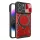 Techsuit - CamGuard Pro tok ütésálló tok - iPhone 14 Pro - Piros