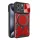 Techsuit - CamGuard Pro tok ütésálló tok - iPhone 15 Pro - Piros