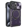 Techsuit - CamGuard Pro tok ütésálló tok - iPhone 15 Pro - Lila