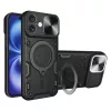 Techsuit - CamGuard Pro tok ütésálló tok - iPhone 16 - Fekete