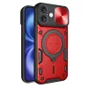 Techsuit - CamGuard Pro tok ütésálló tok - iPhone 16 - Piros