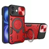 Techsuit - CamGuard Pro tok ütésálló tok - iPhone 16 - Piros