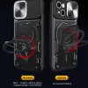 Techsuit - CamGuard Pro ütésálló tok - iPhone 16 - Lila