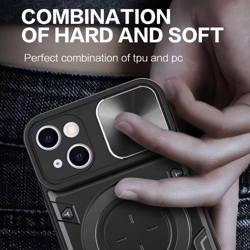 Techsuit - CamGuard Pro ütésálló tok - iPhone 16 - Lila