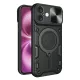 Techsuit - CamGuard Pro tok ütésálló tok - iPhone 16 Plus - Fekete