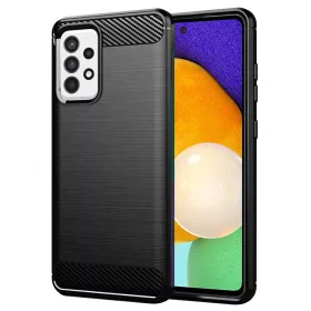   Techsuit - Carbon szilikon tok - Samsung Galaxy A52 4G / A52 5G / A52s 5G - Fekete