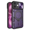 Techsuit - CamGuard Pro tok ütésálló tok - iPhone 16 Plus - Lila