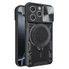 Techsuit - CamGuard Pro tok ütésálló tok - iPhone 16 Pro - Fekete