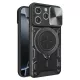 Techsuit - CamGuard Pro tok ütésálló tok - iPhone 16 Pro - Fekete