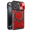 Techsuit - CamGuard Pro tok ütésálló tok - iPhone 16 Pro - Piros