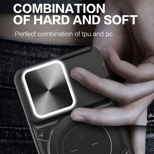 Techsuit - CamGuard Pro tok ütésálló tok - iPhone 16 Pro - Kék
