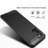 Techsuit - Carbon szilikon tok - Samsung Galaxy A52 4G / A52 5G / A52s 5G - Fekete
