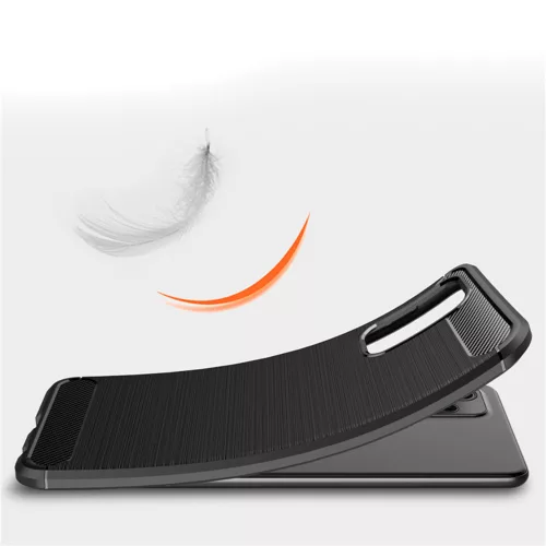 Techsuit - Carbon szilikon tok - Samsung Galaxy A52 4G / A52 5G / A52s 5G - Fekete
