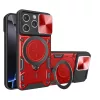 Techsuit - CamGuard Pro tok ütésálló tok - iPhone 16 Pro Max - Piros