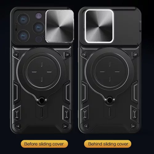 Techsuit - CamGuard Pro tok ütésálló tok - iPhone 16 Pro Max - Rosegold