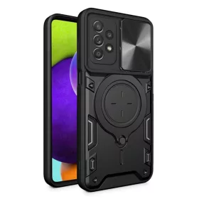   Techsuit - CamGuard Pro ütésálló tok - Samsung Galaxy A52 4G / A52 5G / A52s 5G - Fekete