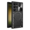 Techsuit - CamGuard Pro tok ütésálló tok - Samsung Galaxy S23 Ultra - Fekete