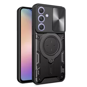   Techsuit - CamGuard Pro tok ütésálló tok - Samsung Galaxy A54 - Fekete